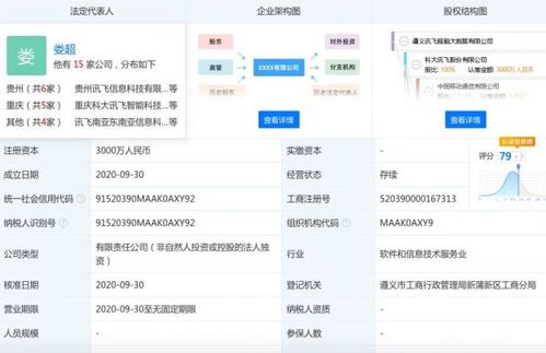 科大讯飞在遵义成立大数据公司 注册资本3000万人民币